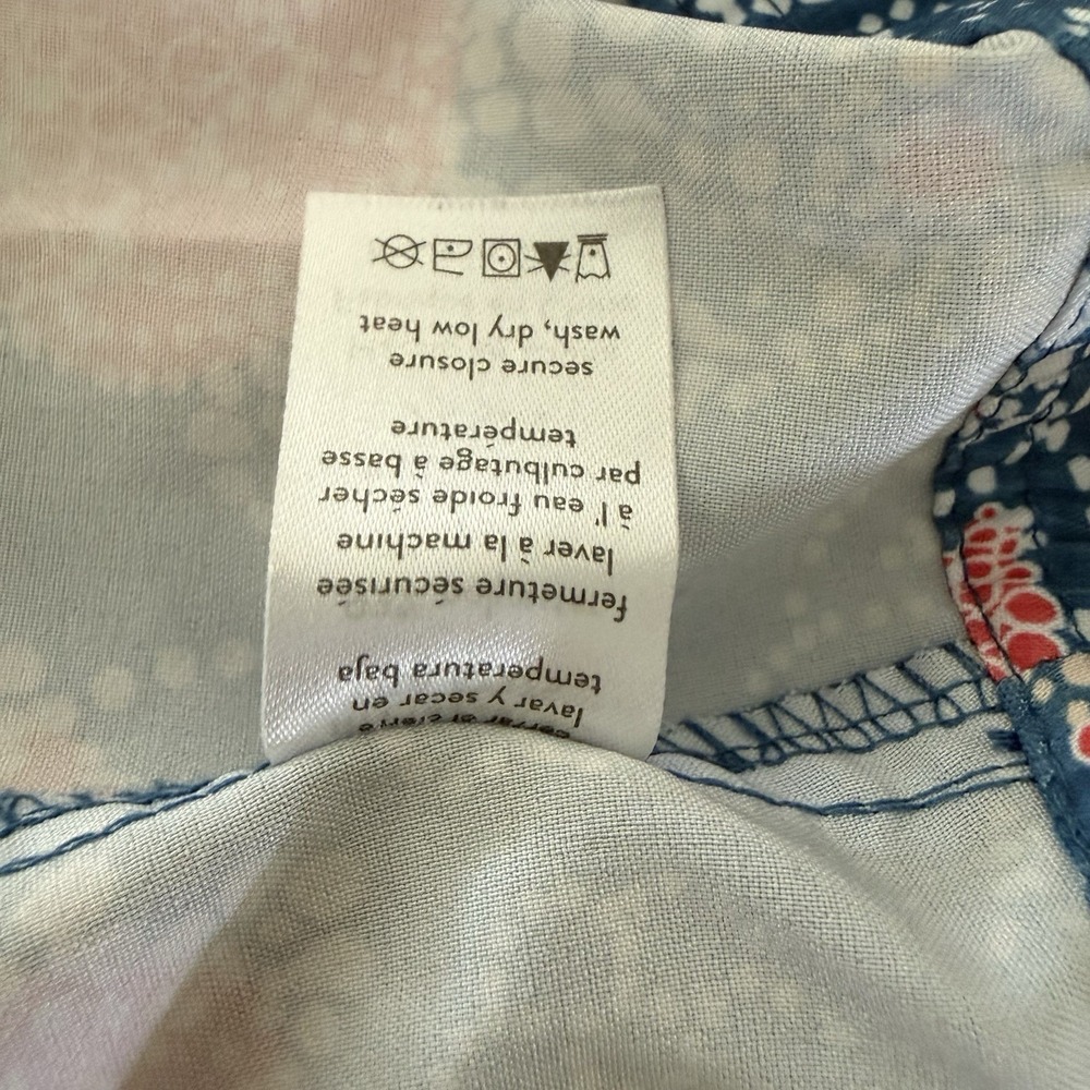 RipSkirt Skirt Womens Large Blue Floral Wrap Beach Resort Hawaiian Summer Preppy - Picture 7 of 7